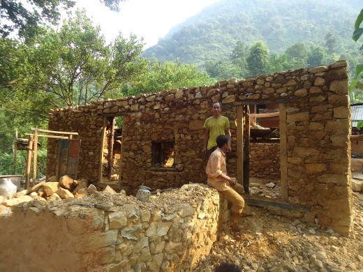 Krishna' house rebuilding